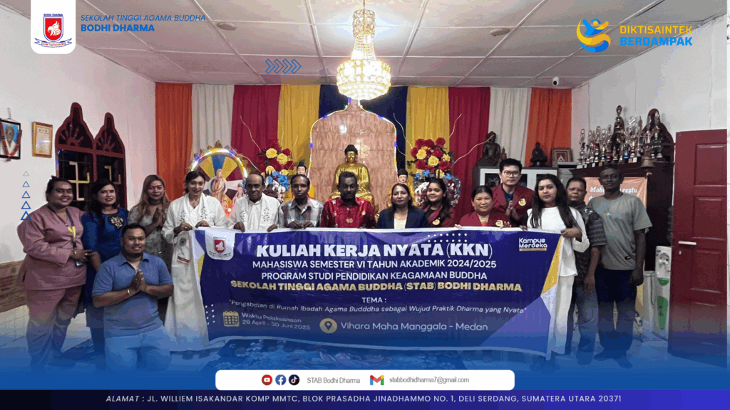 Penarikan mahasiswa Kuliah Kerja Nyata (KKN) dari Vihara Maha Manggala.